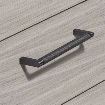 Handle 00079, cc320mm, L330mm, H37mm, brushed black