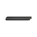 Profile handle 00074, cc90mm, L130mm, black aluminium