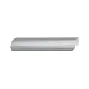 Profile handle 00074, cc90mm, L130mm, matt chrome aluminium