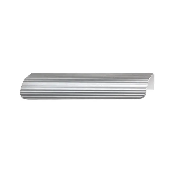Profile handle 00074, cc90mm, L130mm, matt chrome aluminium