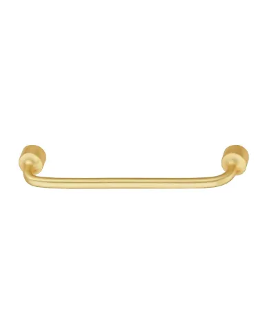 Handle FLOID, cc128mm, L144mm, H31mm, brushed gold