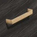 Handle H2345, cc160mm, L168mm, brushed antique brass