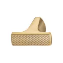 Knob H2560, 41x26mm, brushed gold