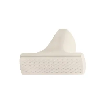 Knob H2560, 41x26mm, pearl white
