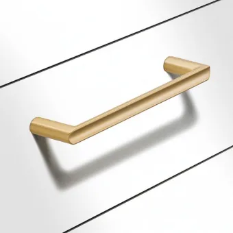 Handle H2575, cc160mm, L170mm, brushed gold