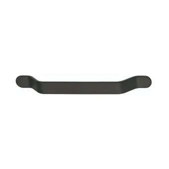 Handle BELT, cc160mm, L221mm, H28mm, matt black RAL9004