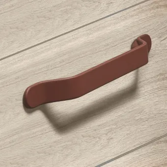 Handle BELT, cc160mm, L221mm, H28mm, moss grey RAL7003