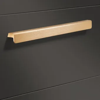 Handle FLAPP, cc1056mm, L1100mm, H24mm, brushed black