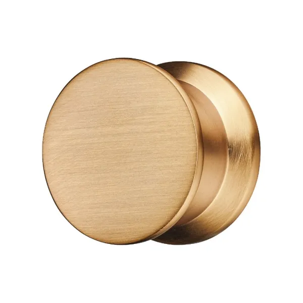 Knob 32164, Ø40x26mm, brushed brass