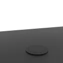Socket Element Pop-Up, Lowerable, 1xSchuko, 1xUSB-C charger, cable L2000mm, black