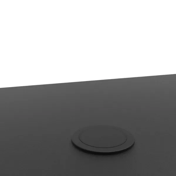 Socket Element Pop-Up, Lowerable, 1xSchuko, 1xUSB-C charger, cable L2000mm, black