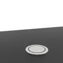 Socket Element Pop-Up, Lowerable, 1xSchuko, 1xUSB-C charger, cable L2000mm, stainless steel