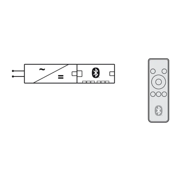 Remote control Connect Mesh, black, without batteries