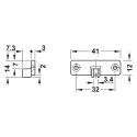 Soft-close mechanism for wooden drawers 50kg