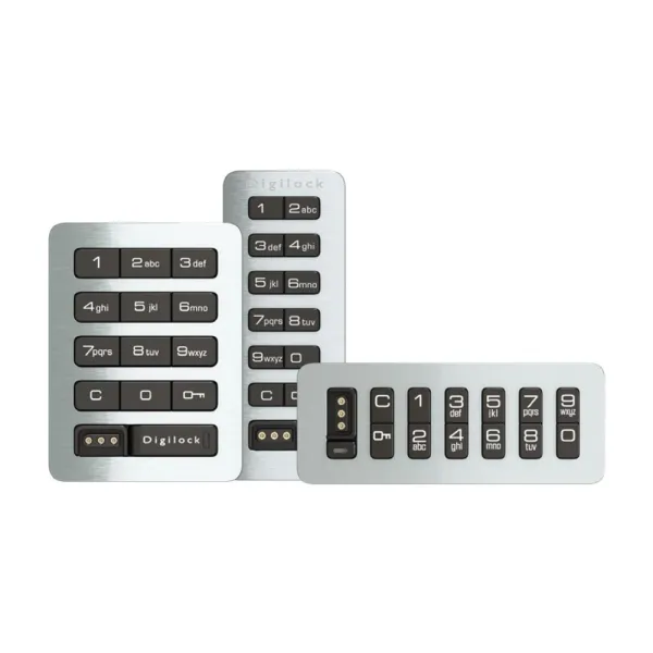 Spynelė elektroninė Aspire Keypad, šlifuotas nikelis