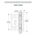 Electronic lock Aspire Keypad, brushed nickel