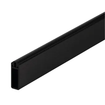Vamzdis ELITE 30x12x1.5mm L2500 alium. šlif. juoda