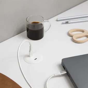 Rozečių blokas PowerDot Mini 52 2xUSB-C max 30W, balta
