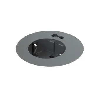 Rozečių blokas PowerDot Compact 60 1xF 1xlizdas laidams, juoda