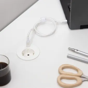Rozečių blokas PowerDot Compact 62 1xF 1xUSB-C 30W, juoda
