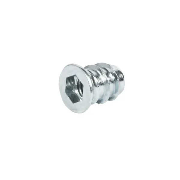 Screw-in sleeve, Steel, with rim