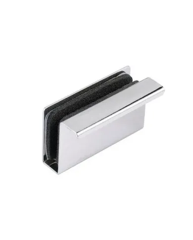 Counterpiece with handle, For magnetic pressure catch, glass door, height 23mm