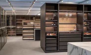 MODUS shelf and drawer system for the kitchen