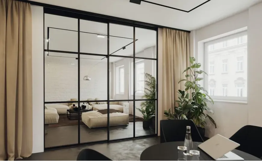 BRASA MANUFACTURES. Aluminium - Glass doors and partition systems